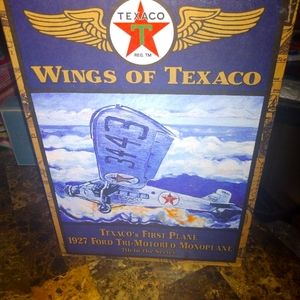 Wings of Texaco model plane bank